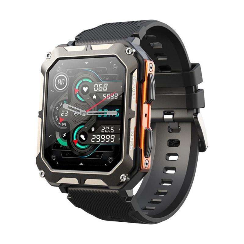 Montre Connectée Homme Appels, SMS, Sport, Santé - Pro Militaire MTPRO ...