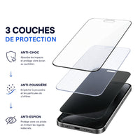 Verre Trempé Anti Espion 360° Sans Bulles avec Kit d'Installation Facile - Honor, Huawei, OnePlus, Oppo, Poco et Vivo