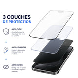 Verre Trempé Anti Espion 360° Sans Bulles avec Kit d'Installation Facile - Honor, Huawei, OnePlus, Oppo, Poco et Vivo