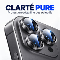 Protection Caméra iPhone HD Anti-Rayures – Lot de 2