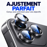 Protection Caméra iPhone HD Anti-Rayures – Lot de 2