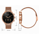 Montre Connectée Femme Bluetooth – Appels, SMS, Sport & Santé – SmartLady