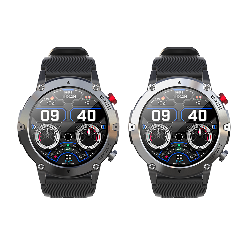 Watchily Montre Connectée Homme Bluetooth – Appels, SMS, Sport & Santé – Advent ...